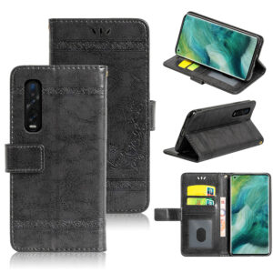 Funda de cuero encerado para teléfono inteligente OPPO